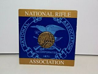 Vtg Nra National Rifle Association Hat Pin Tie Tack Lapel Pin We The People 1871