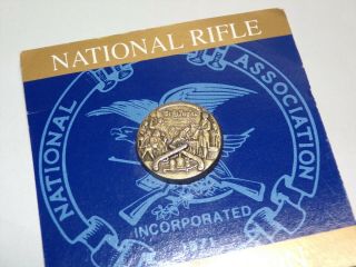 VTG NRA National Rifle Association Hat Pin Tie Tack Lapel Pin We The People 1871 3