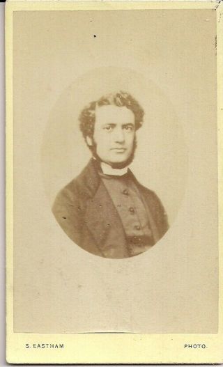 Rare Old Victorian Cdv Portrait By Silas Eastham Of Southport Lancashire C.  1872