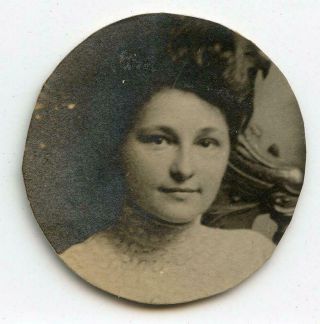 V439 Vtg Photo Pretty Young Woman,  Ft Wayne In Early 1900 