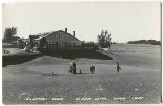 Rppc Golf Country Club,  Clear Lake Ia Iowa 1950s