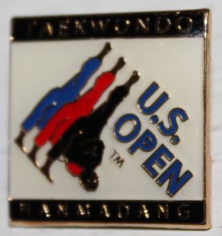 Taekwondo Hanmadang U.  S.  Open Pin - Usa America Pin - United States Of America