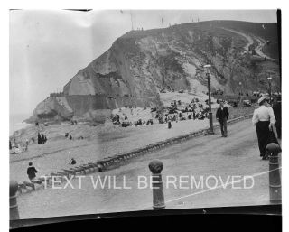 Ilfracombe Beach Victorian 1892/3 75mm X 105mm Film Negative Brit45