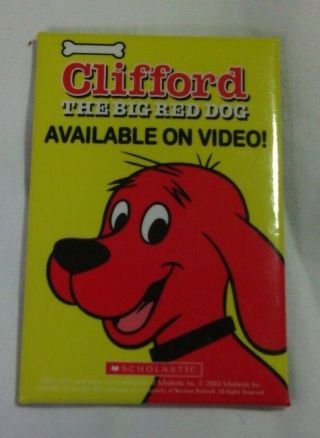 Clifford The Big Red Dog Dvd Movie Promo Button