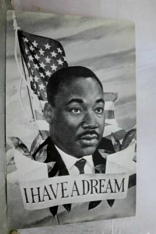Greetings I Have A Dream Martin Luther King Postcard Old Vintage Card View Post