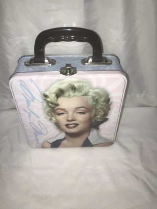 Vintage Marilyn Monroe Pastel Light Pink Lunch Box In Pristine