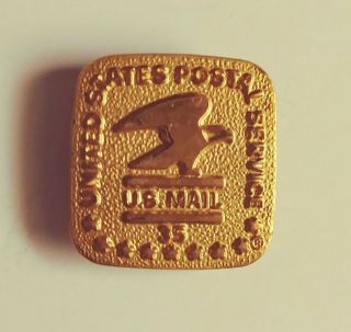 35yr Us Postal Service Pin Usps Post Office Goldfilled