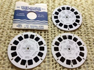 Viewmaster - Channel Islands - 3 X Reel Set