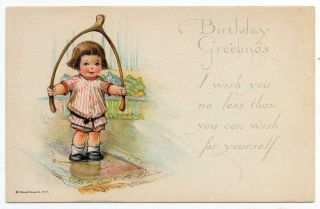 Early Charles Twelvetrees I Wish You No Less Than You Wish Yourself Postcard