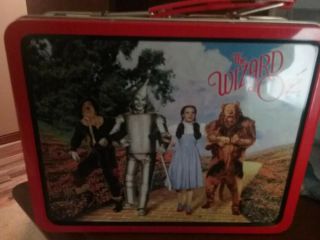 Wizard Of Oz Vintage Collectible Metal Lunch Box Tin