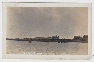 Real Photo Card Burry Port Harbour Camarthen Near Tenby 1912