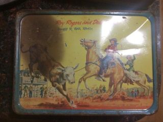 ROY ROGERS and DALE EVANS DOUBLE R BAR RANCH lunch box 2