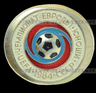 Football Russian Sport Badge Uefa European Championship 1984 Ussr (268)