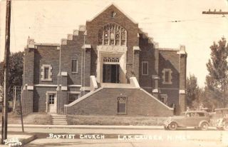 Las Cruces Mexico Baptist Church Real Photo Vintage Postcard Jf235565