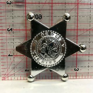 Deputy Sheriff Star Badge Button Badge Fv