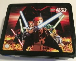 Lego Star Wars Episode 1 Metal Lunch Box Rare Nintendo Ds Promotional Item