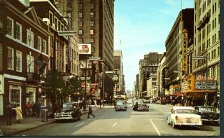 Ohio,  Cleveland,  Playhouse Square,  Euclid Ave. ,  Old Autos,  Pre - 1964,  Un,  (899