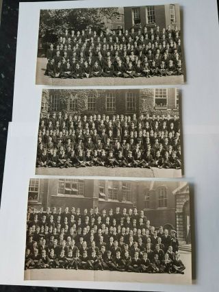 Westminster School.  Vintage May 1939 Photograph In 3 Parts.  Pupils And Teachers