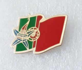 Portugal At The 1992 Winter Olympics Games Albertvill France Lapel Pin Badge