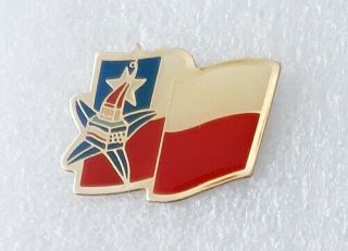 Chile At The 1992 Winter Olympics Games Albertvill France Lapel Pin Badge