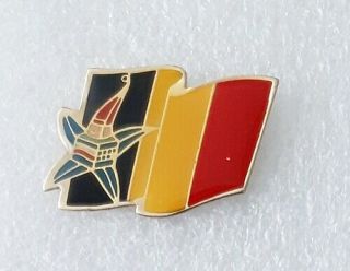 Belgium At The 1992 Winter Olympics Games Albertvill France Lapel Pin Badge