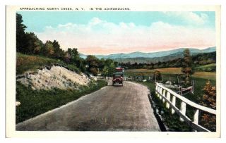 Approaching North Creek,  Adirondack Mountains,  Ny Postcard 5n (2) 27