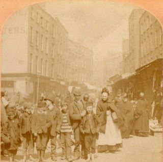 1891 St.  Patrick Street,  Dublin,  Ireland.  B.  W.  Kilburn Stereoview Photo