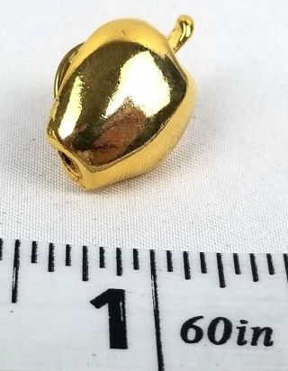 Gold Toned Apple,  " Jubilee " Nyc Big Apple Or Teacher Gift,  Lapel Pin Or Tie Tack