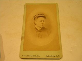 A Cdv Of A Woman Of Color By Dow 