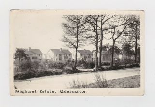 Old Real Photo Card Of Baughurst Estate Aldermaston Reading