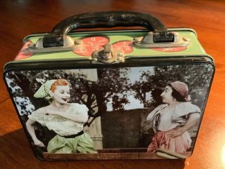 I Love Lucy - Tin Tote / Metal Lunch Box Lucille Ball Desi Arnaz
