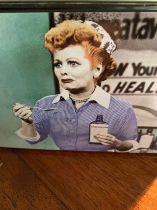 I LOVE LUCY - Tin Tote / Metal Lunch Box Lucille Ball Desi Arnaz 4