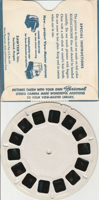VIEW - MASTER 3100 VICTORIA FALLS SOUTHERN RHODESIA AFRICA BY SAWYER 1948 2