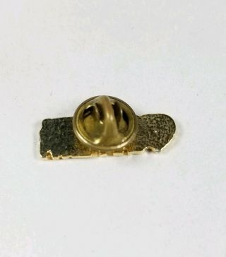 Vintage God Bless Grandma Pin Heart gold - tone and enamel lapel pin 2