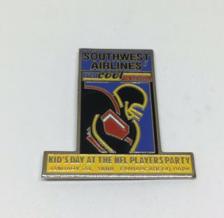 Kids Day Nfl Players Party Stay Cool In School Southwest Airlines Pin