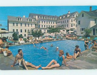 Pre - 1980 Hotel Scene North Scituate Beach Massachusetts Ma G9709