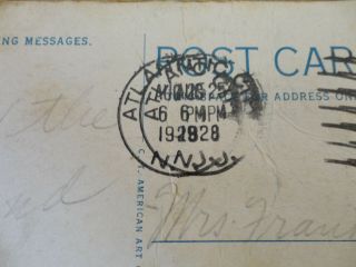 Vintage Postcards and Stamps: ATLANTIC CITY NJ; 1928 Bathing Scene - Ritz Carlton 3