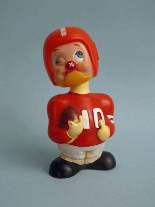 Vintage Football Player Wind - Up Nodder - Bobblehead Made In Japan
