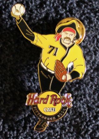 Hard Rock Cafe Pin - Limited Edition 300 - 2004 Pittsburgh Pirates Baseball Hook