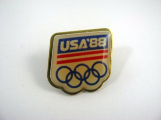 Vintage Collectible Pin: Usa 1988 Olympics