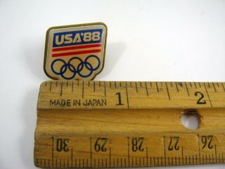 Vintage Collectible Pin: USA 1988 Olympics 3