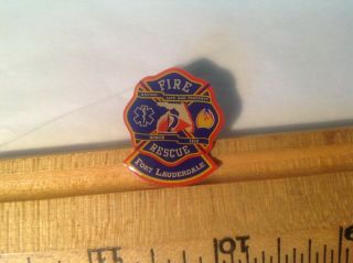 Fort Lauderdale Fire & Rescue Enamel Pin Unmarked,
