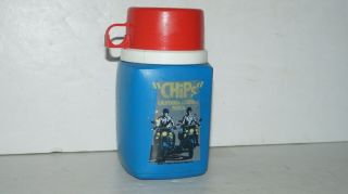 1977 Chips California Highway Patrol Lunchbox Thermos