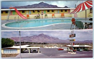 Socorro,  Mexico Nm Roadside Vagabond Motel C1960s - 70s Postcard