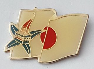Japan At The 1992 Winter Olympics Games Albertvill France Lapel Pin Badge