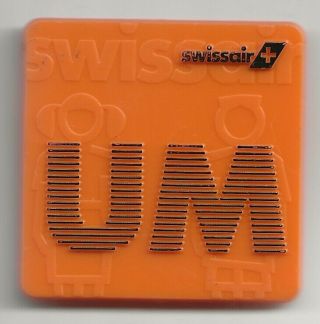 Swissair Airlines Um - Unattended Minor Button Version 1
