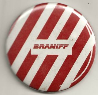 Braniff Airline - Um - Unattended Minor Button Version 4