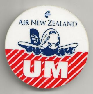 Air Zealand Airlines - Um - Unattended Minor Young Flyer Button Version 1