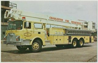 Fire Truck,  Truck Company No.  5,  Charleston Fire Department,  South Carolina