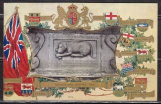 Canadian Patriotic,  Warwick 5064,  Golden Dog,  Quebec,  1908